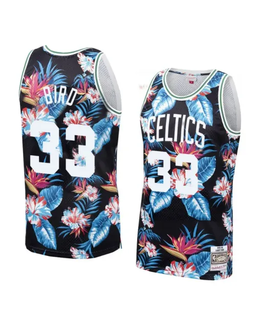 Larry Bird Boston Celtics - Mitchell & Ness Floral Pack