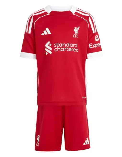 Liverpool Domicile 2025/26 Junior Kit