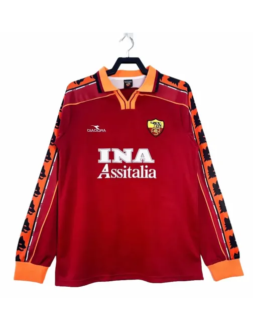 Maillot As Roma Domicile 1998/99 Ml