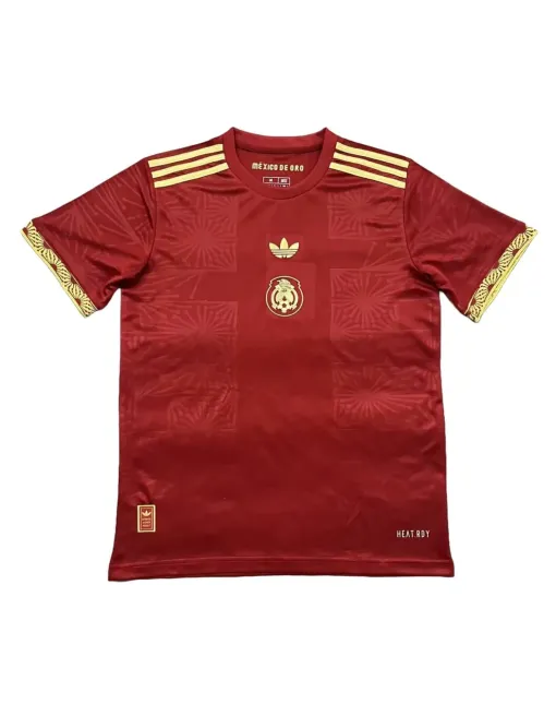 Maillot Mexique “gold Rouge” 2025/26 - Concept