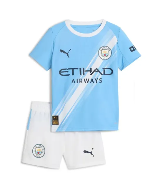 Manchester City Domicile 2025/26 Junior Kit