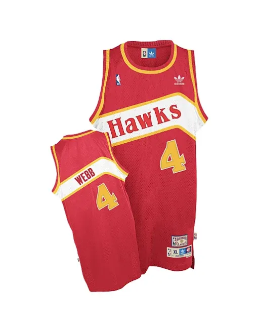 Spud Webb Atlanta Hawks [rouge]