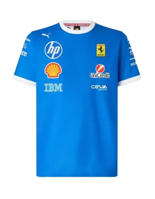 T-shirt Équipe Scuderia Ferrari Hp Monza 2025