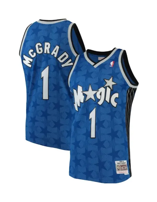 Tracy Mcgrady Orlando Magic Mitchell&ness - Blue