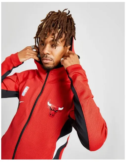 Veste Zippé à Capuche Chicago Bulls - Red