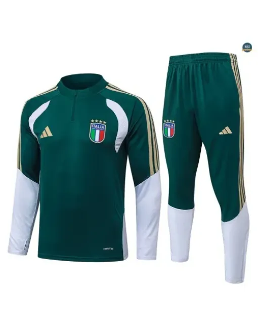 Survetement Enfant foot Italie 2026/27 vert noirâtre