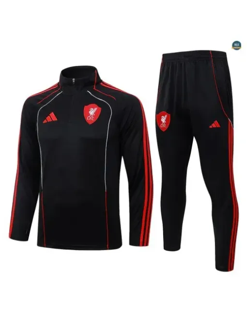 Survetement Enfant foot Liverpool 2026/27 Noir Retro