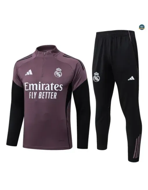 Survetement Enfant foot Real Madrid 2026/27 Gris/Violet