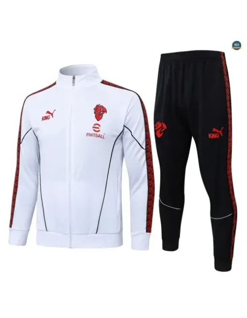 Veste Survetement foot AC Milan 2026/27 Blanc