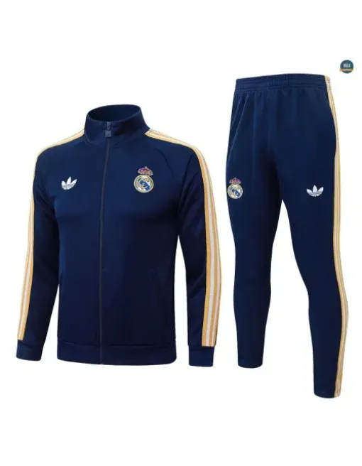 Veste Survetement foot Real Madrid 2026/27 Bleu Marine