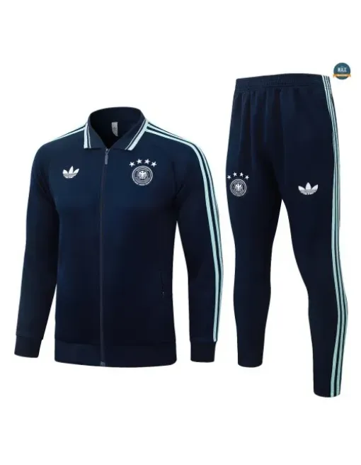 Acheter Veste Survetement Enfant Foot Allemagne 2026/27 Bleu Mar