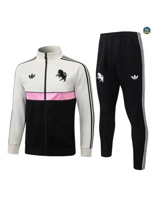 Acheter Veste Survetement Foot Juventus 2026/27 Noir/Blanc