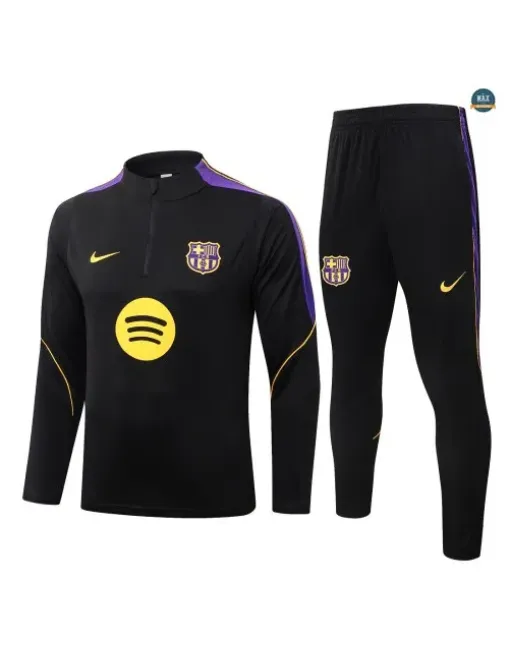 Achetez Survetement Enfant Foot Barcelone 2026/27 Noir