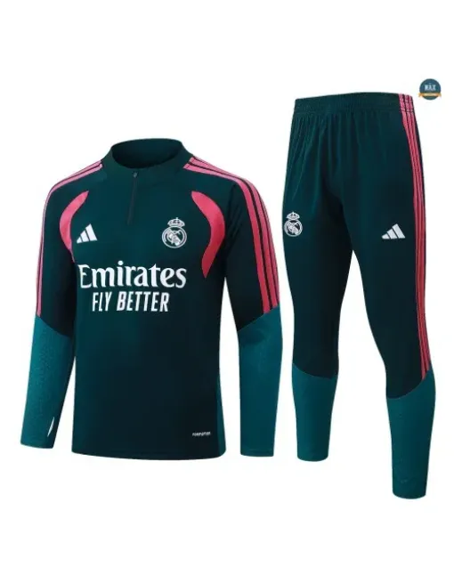 Achetez Survetement Foot Real Madrid 2026/27 vert noirâtre