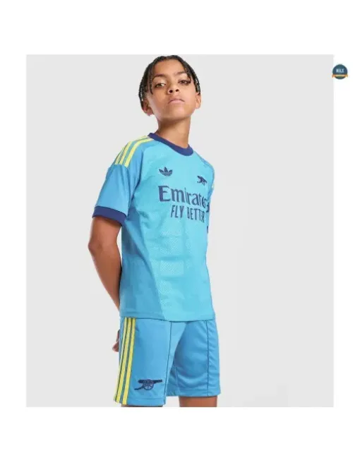 Maillot Arsenal Enfant Gardien De But Bleu 2026/27