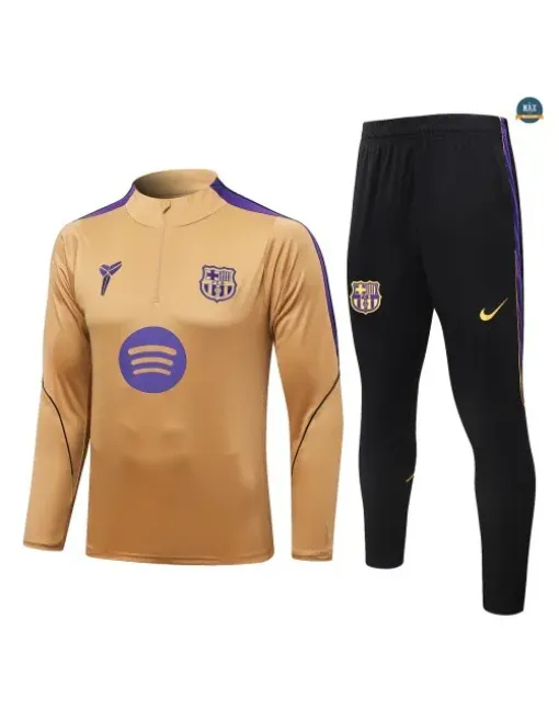 Soldes Survetement Foot Barcelone 2026/27 Jaune
