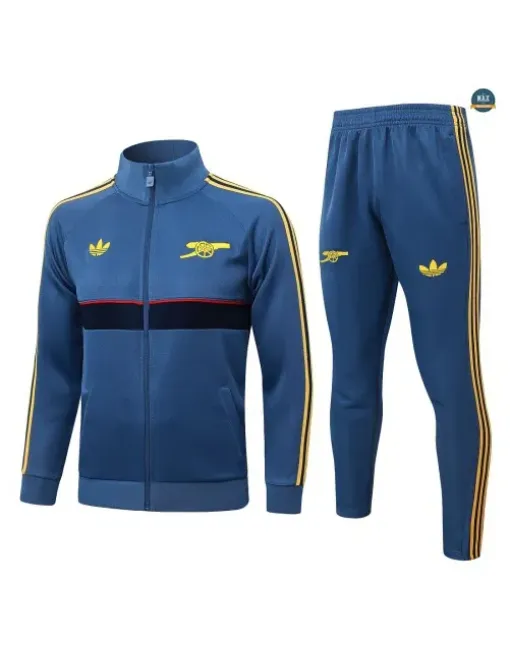 Soldes Veste Survetement Foot Arsenal 2026/27 Bleu