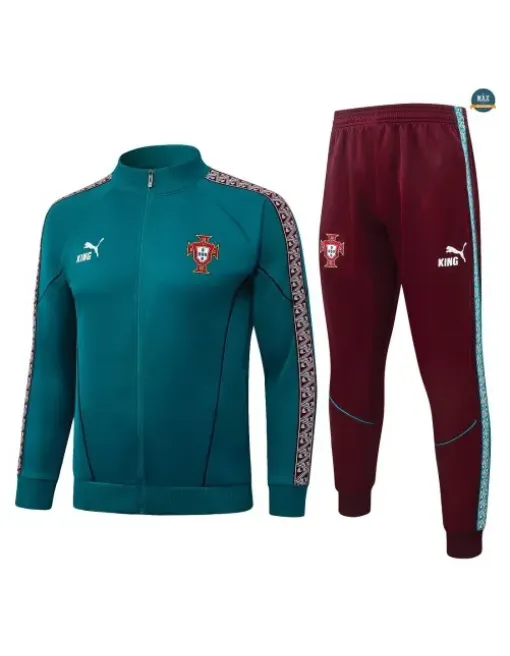 Soldes Veste Survetement Foot Portugal 2026/27 Vert