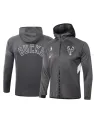 Veste Zippé à Capuche Milwaukee Bucks - Black