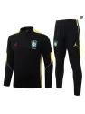 Survetement Enfant foot Brésil 2026/27 Noir/Jaune
