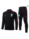 Survetement Enfant foot Brésil 2026/27 Noir/Rouge