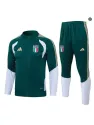 Veste Survetement Enfant foot Italie 2026/27 vert noirâtre