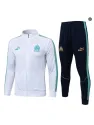 Veste Survetement Enfant foot Marseille 2026/27 Blanc