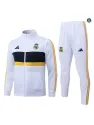 Acheter Veste Survetement Enfant Foot Real Madrid 2026/27 Blanc/