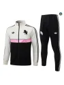 Acheter Veste Survetement Foot Juventus 2026/27 Noir/Blanc