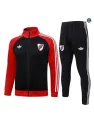 Marque Veste Survetement Foot River Plate 2026/27 Noir