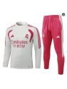 Soldes Survetement Enfant Foot Real Madrid 2026/27 blanc cassé