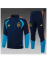 Soldes Veste Survetement Enfant Foot Espagne 2026/27 Bleu Marine