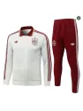 Veste Survetement Foot Espagne 2026/27 blanc cassé