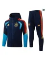 Veste Survetement Foot Espagne à capuche 2026/27 Bleu